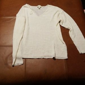 Forever 21 new no tag cream v neck top